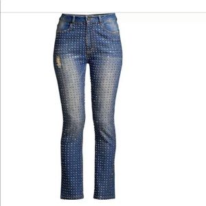 Alice Olivia studded jeans